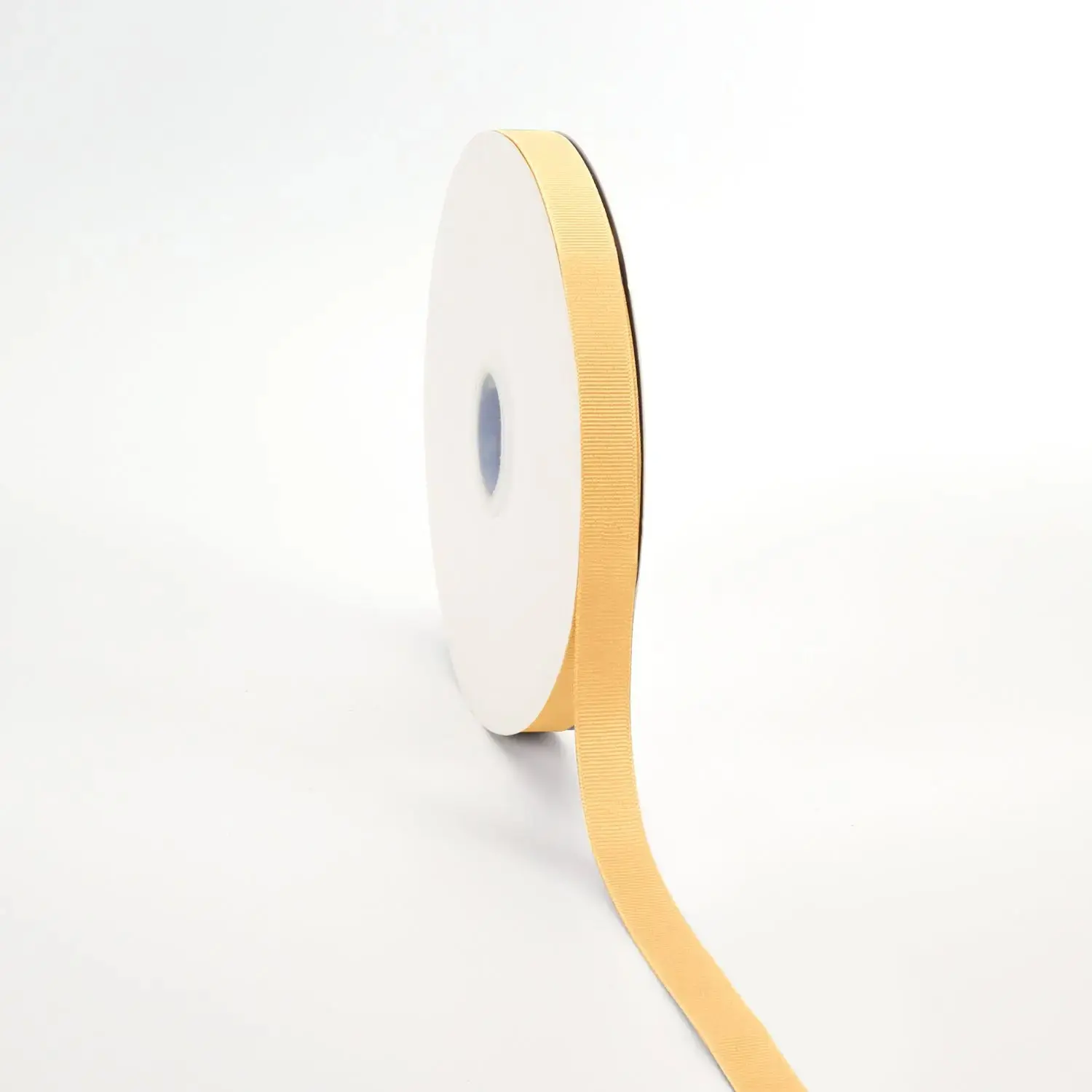 Textured Grosgrain Ribbon - Old Gold (690) Solid Sewing Accessory, Distinctive Texture for Gift Wrapping, Home Décor, Beginners and Experienced Crafters