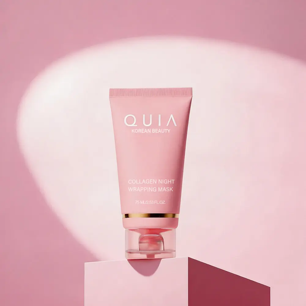 [QUIA]Viral K-Beauty Overnight Mask! QUIA Collagen Wrapping []Peel Off Mask for Glass Skin, More Effective Than Sheet Masks, Hydrating Night Treatment for All Skin Complexions