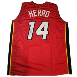 Tyler Herro Miami Heat #14 Autographed Custom Stitched Red Jersey JSA/BAS Authenticated
