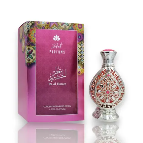 Zakat Parfums | Itr Al Hareer | Women's Fragrance | 20ML 0.67 FLOZ | Concentrated Oil | Caramel - Milk & Sugar