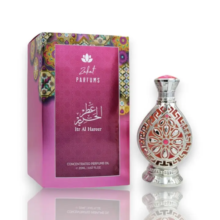 Zakat Parfums | Itr Al Hareer | Women's Fragrance | 20ML 0.67 FLOZ | Concentrated Oil | Caramel - Milk & Sugar