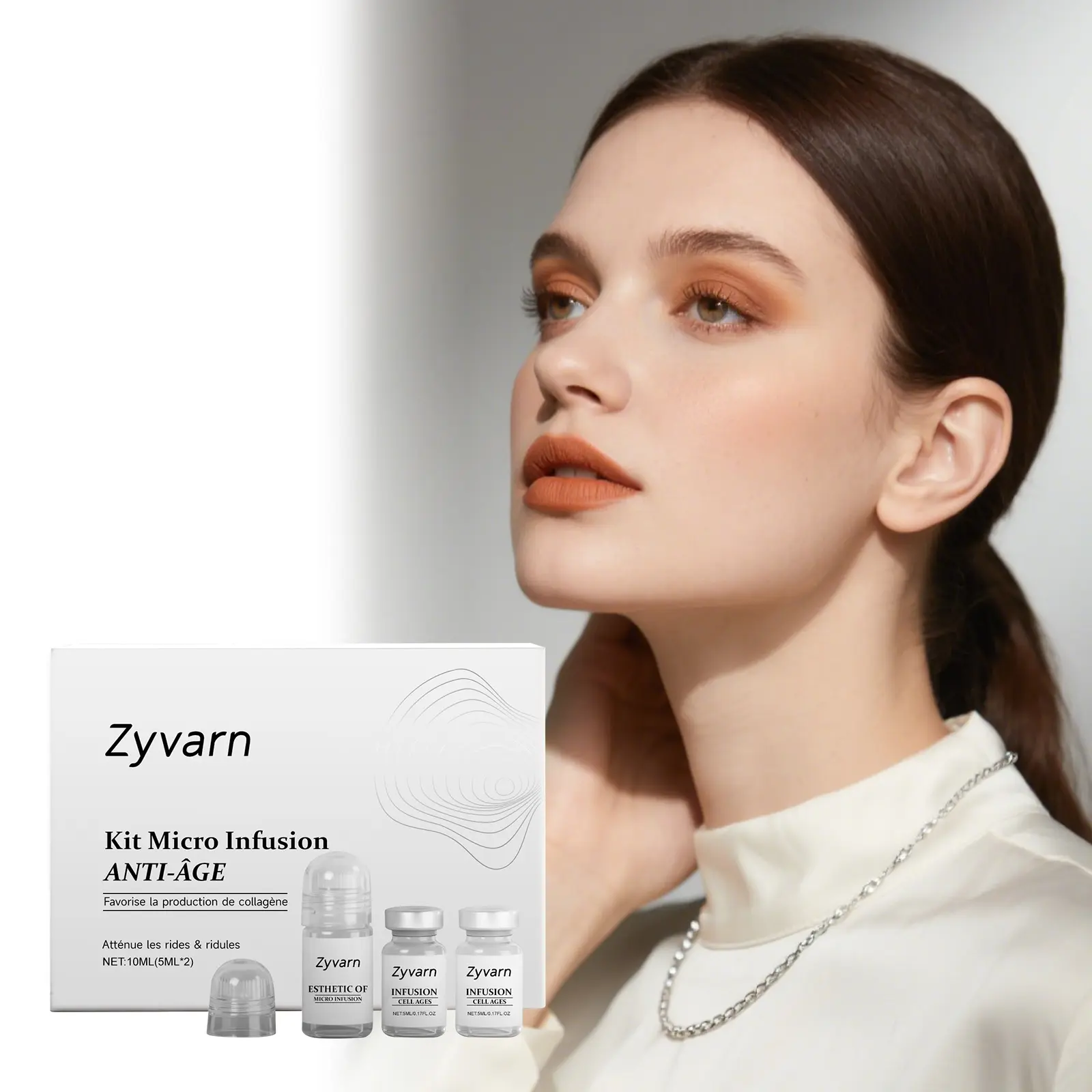 Zyvarn Skin Care Serum Set, Gentle Moisturizing, Silky, Refreshing, Brightening, Hydrating & Fast-Absorbing Facial Essence
