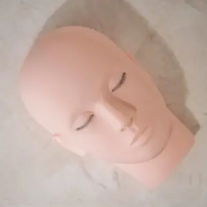 Big Mannequin Head with 3 Lash Layers