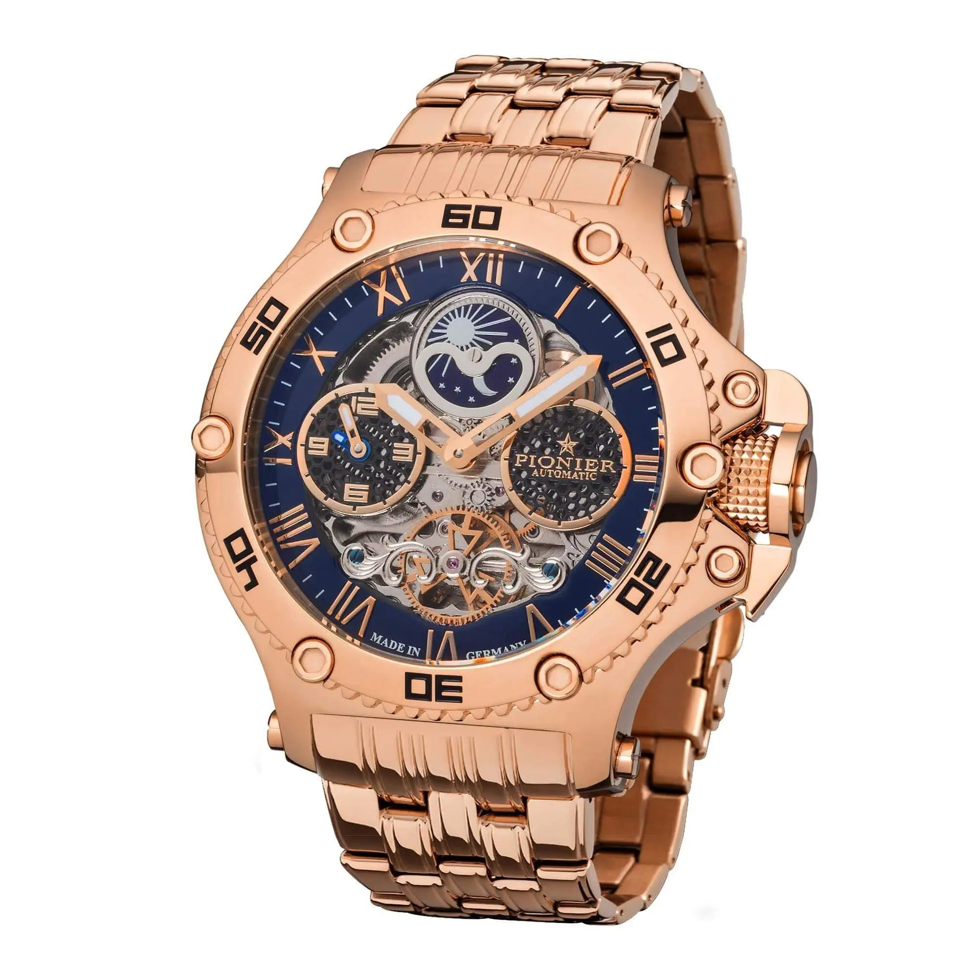 Dual-Time Hawaii Pionier GM-514-12 | Rose | Made in Germany