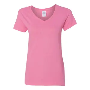 Gildan Heavy Cotton Womens V-Neck T-Shirt