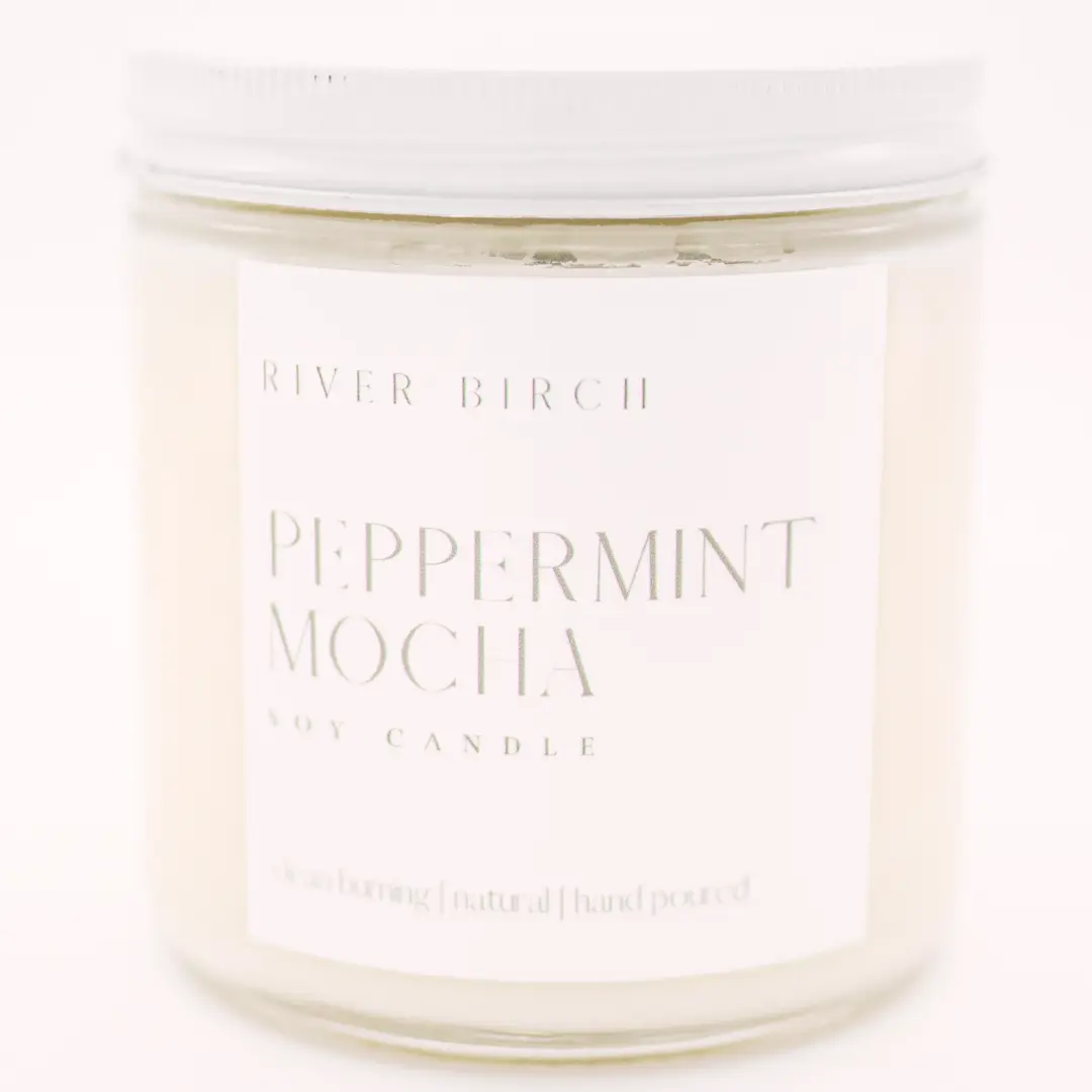 Peppermint Mocha - 16 oz Clear Jar