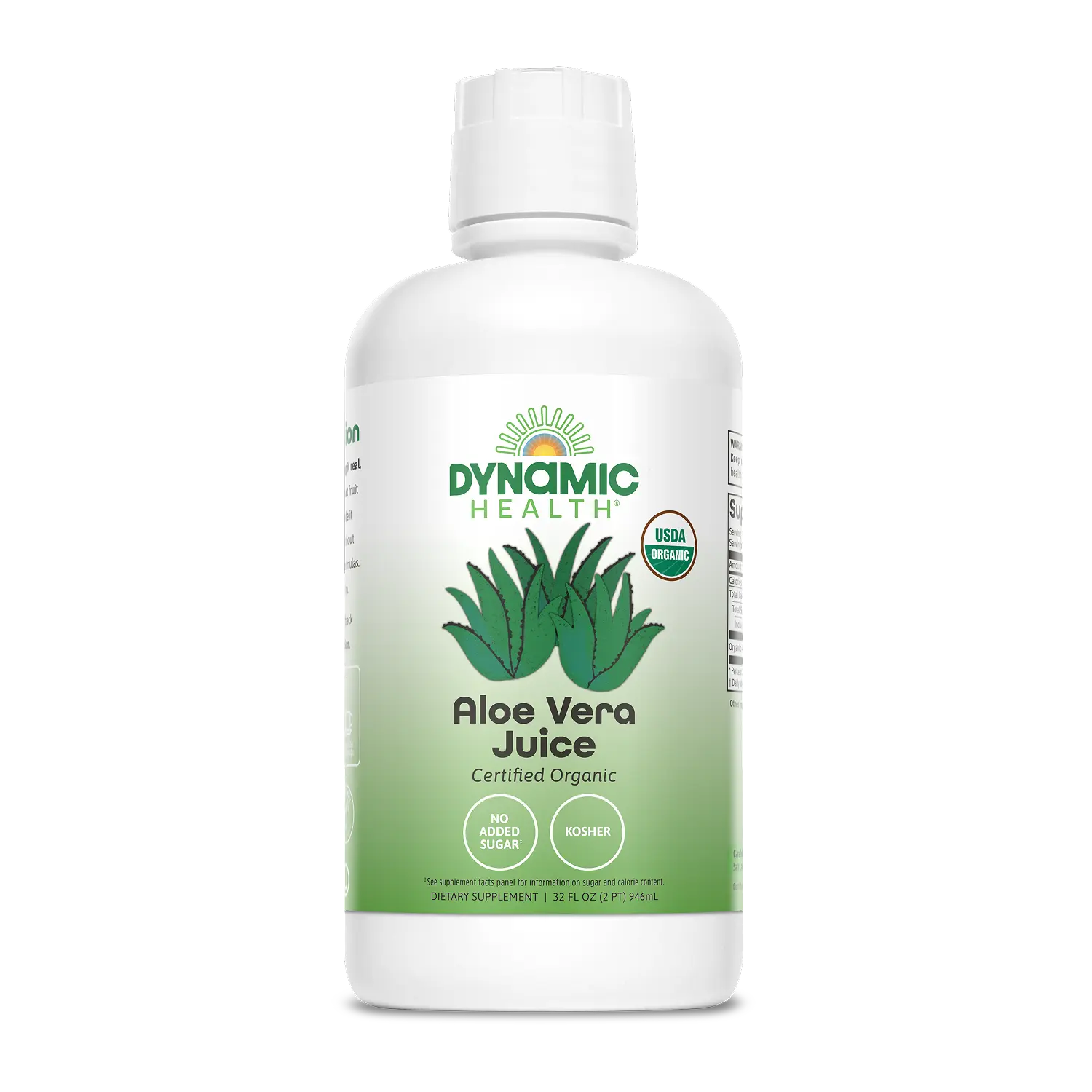 Dynamic Health Aloe Vera Juice Organic Aloe Vera Juice Drink 32 Fl Oz   USDA Organic Digestive Health Support, No Added Sugar, Vegan & Kosher  Wellness Supplement - TikTok Shop