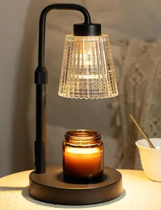 Candle Warmer Lamp with Cycle Timer, Birthday Gifts for Women Mom Her, House Warming Gifts New Home Room Decor, Wax Melt Warmer for Jar Candles with 2 Bulbs