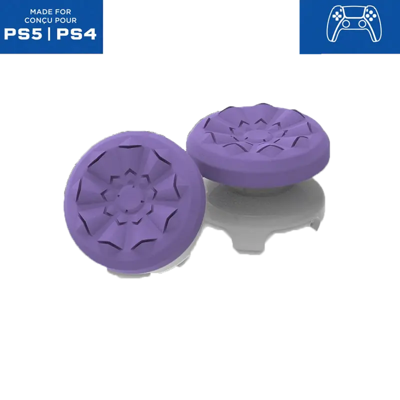 Professional Thumbstick Grips for Console Controllers - Gaming Thumb Grips Set, Increased Accuracy High-Rise + Mid-Rise Rubber Performance Caps, Non-Slip Comfort, Protects Xbox Series X/S Xbox One PS4 PS5 Accessories