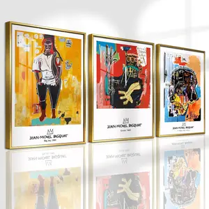 3 Counts Aluminum Alloy Framed Painting, Abstract Design, Colorful Expressionist Portrait Art Prints, Home Decoration For Living Room, Bedroom & More Wall Decor, Odorless Art Print, Luxury Perfect Gift For Friends And Family