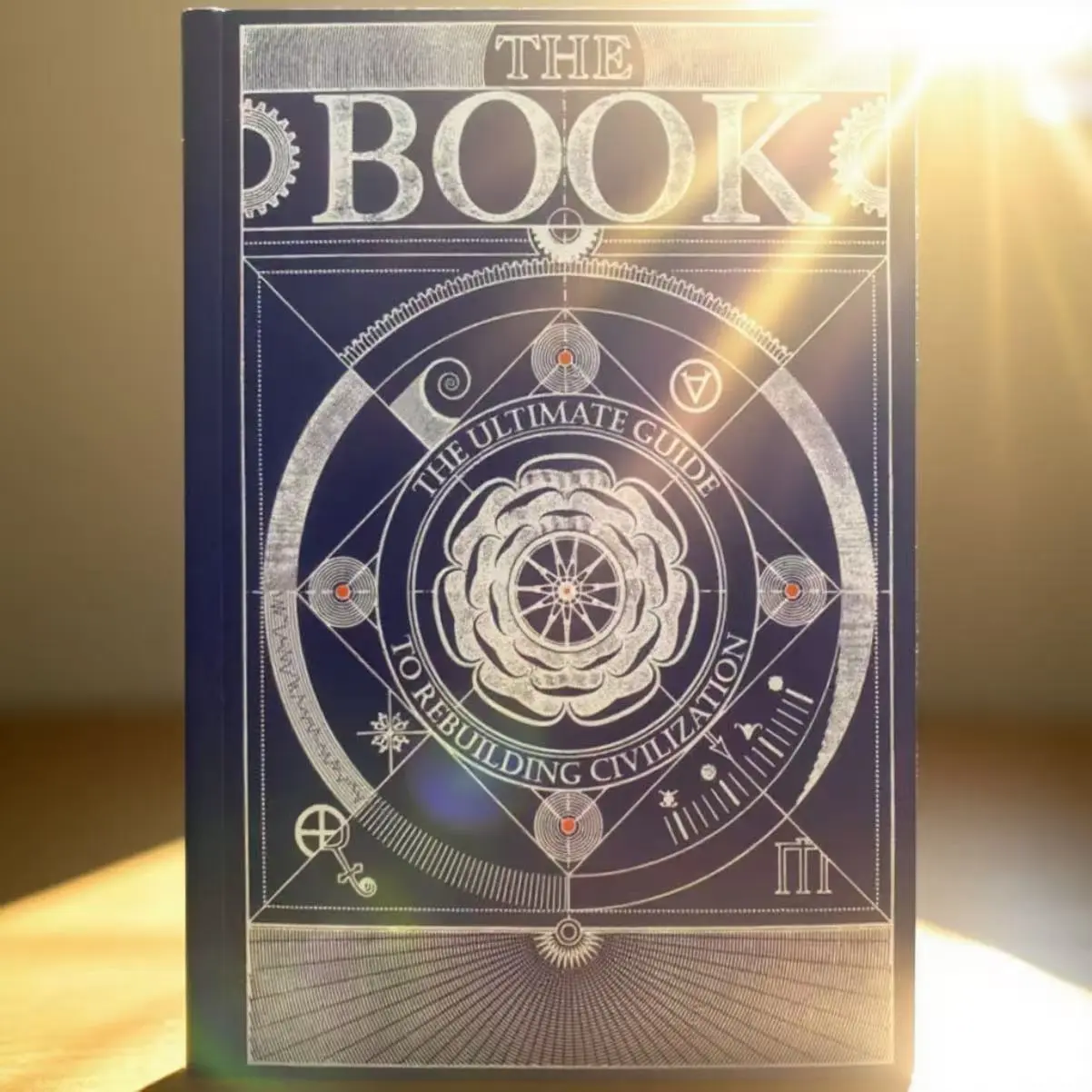 The Book: The Ultimate Guide to Rebuilding Civilization Inspirational Illustrated Science Encyclopedia for Adults 400+ Pages Detailed Catchy Illustrations Unique Vintage Artifact Knowledge Book A5 English Paperback Dark Academia Essential