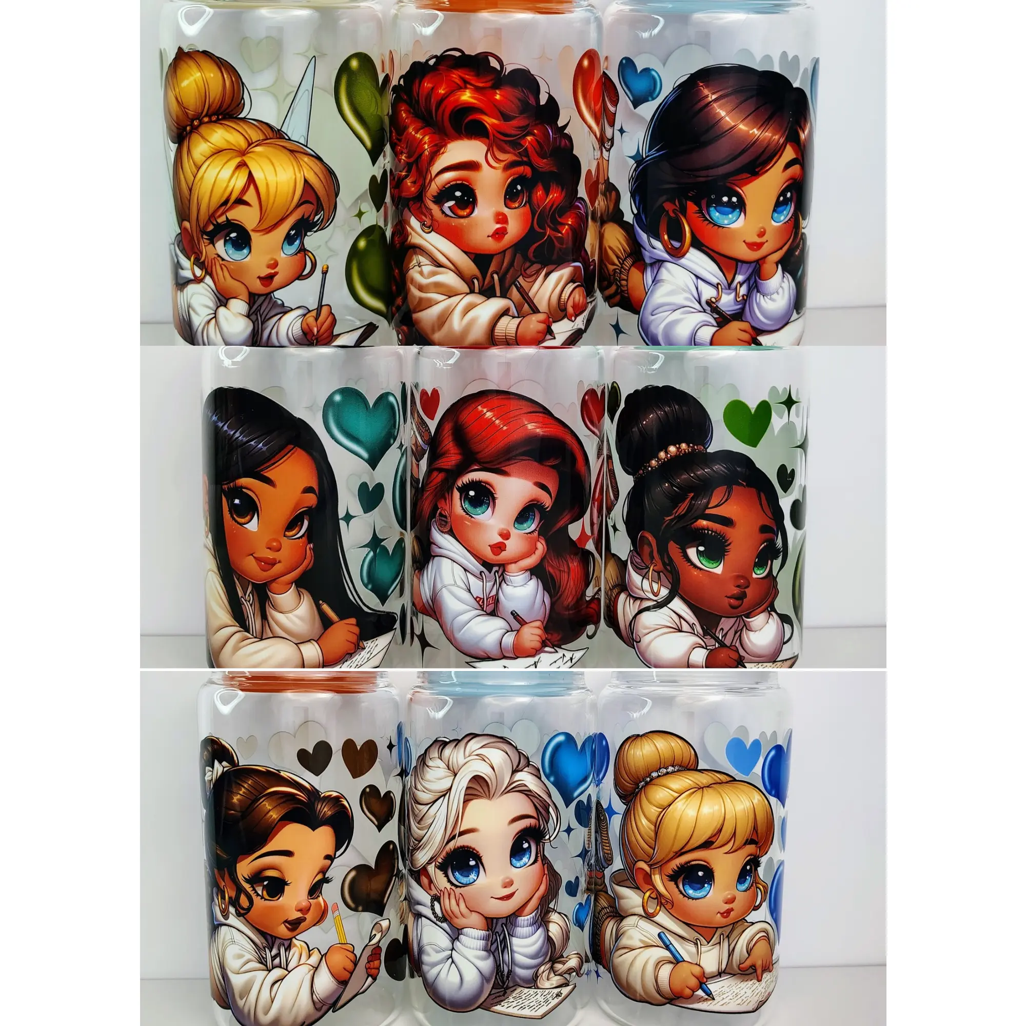 Bella's Little Princess glass cups