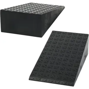 2 count Versatile Squat Wedge Block for Heel Elevated Squat, Heavy-Duty  Stretcher Slant Board to Enhance Mobility, Balance & Strength Performance