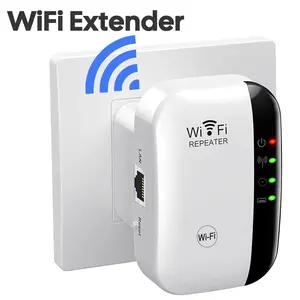 Fast WiFi Extender Signal Booster for Home, Long Range WiFi Repeater - Up to 5000 sq.ft Coverage, Easy Set Up WiFi Repeater Wireless Signal Booster with Ethernet Port for Indoor/Outdoor