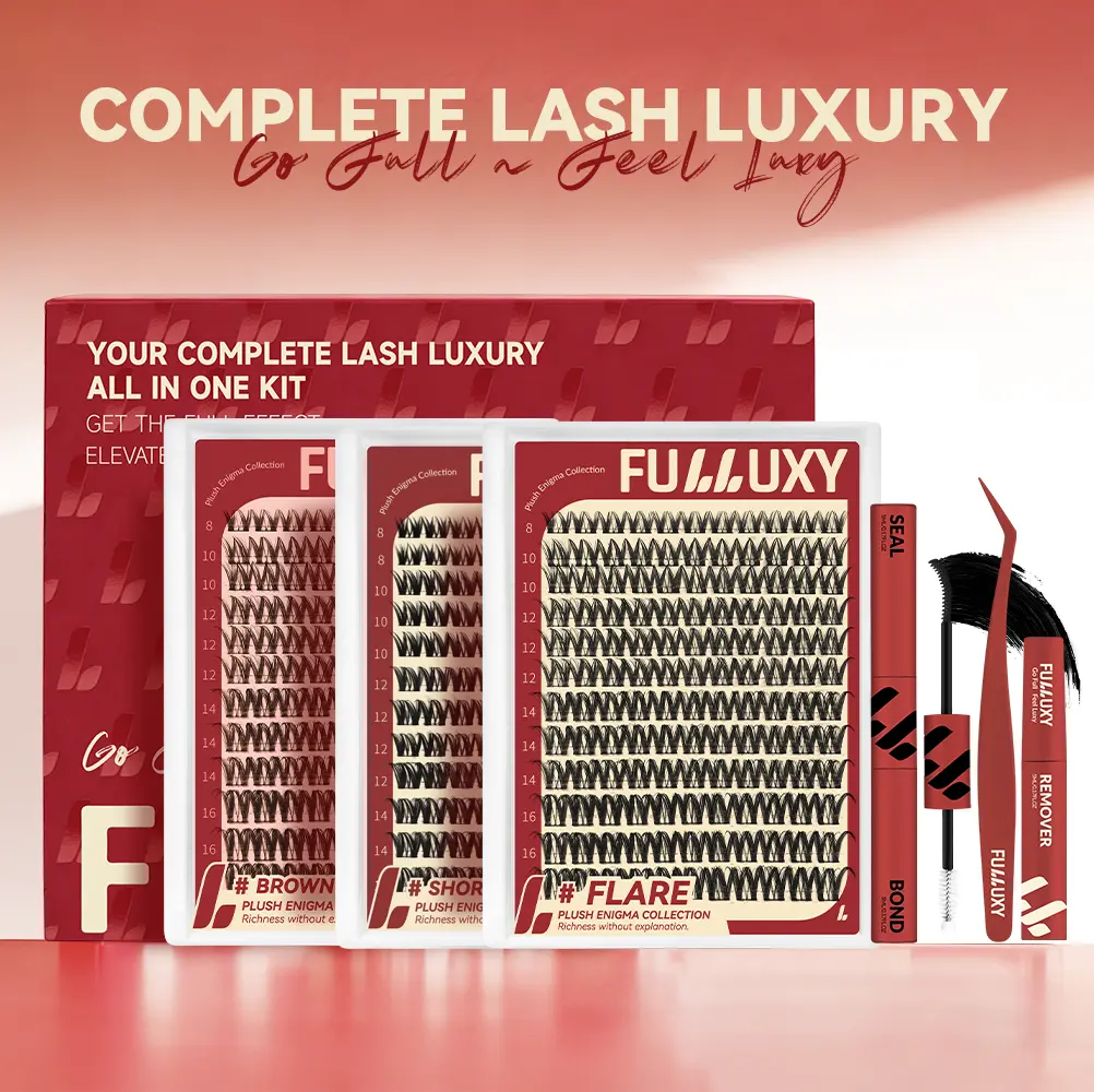 Flare & Short Size Flare & Brown Flare Collection DIY False Eyelashes for Bold Dramatic Look Unstoppable Bestseller You've Been Waiting For | Lashes with Ultra-Dense, Waterproof, Long-Lasting Lashes | Flora Flaunt Aurora Same Style | Beginner-Friendly