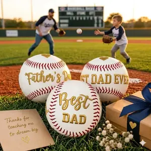 Custom Embroidered Baseball Gift for Dad, Gift from Husband, Personalized Sports Lover Ball Handmade Father Day Gift, Best Dad Ever Baseball