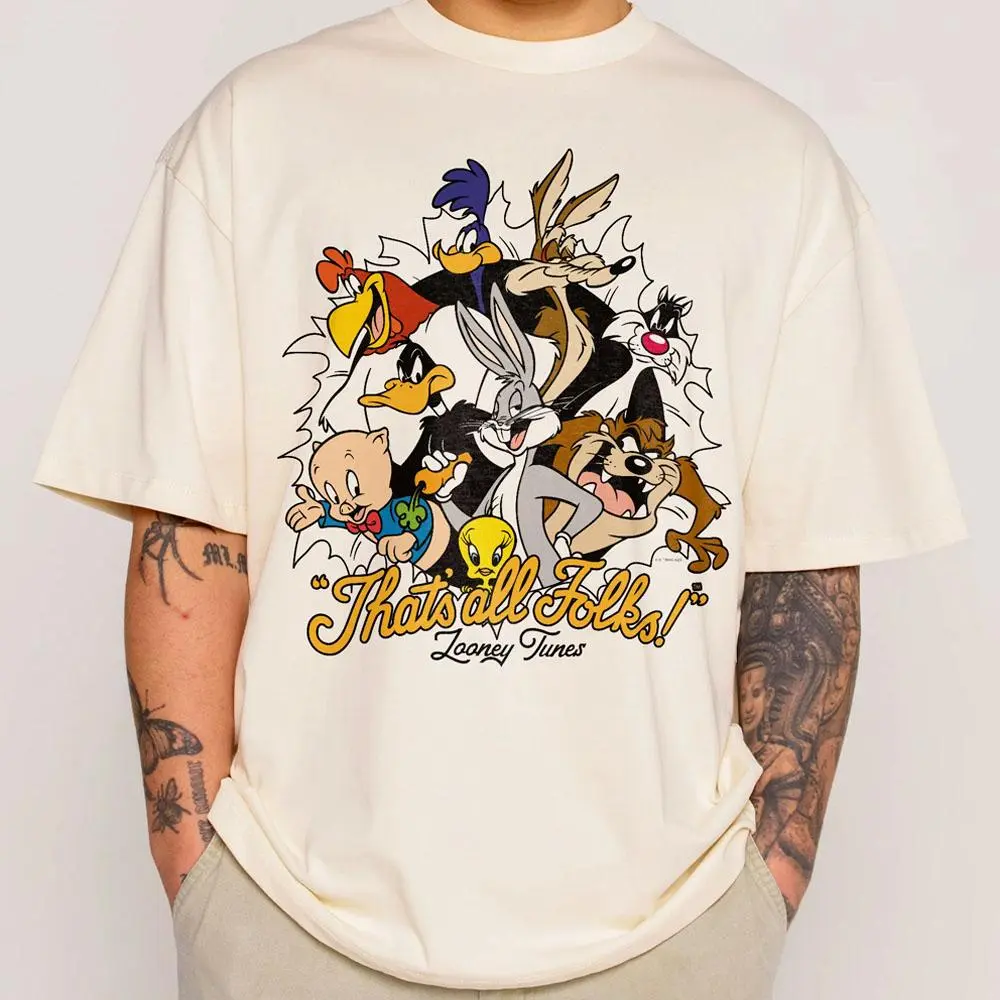 Vintage Looney Tunes Cartoon Tee, Classic Animation Inspired T-Shirt