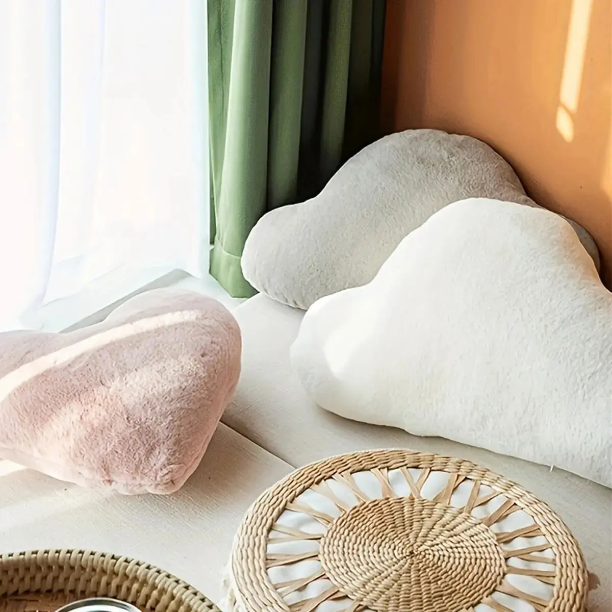 2pcs  Soft and Cuddly Cloud Pillow for Bed, Sofa, and Chair - Perfect Gift for Friends and Family