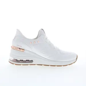 Skechers Snoop Dogg: Million Air - Luxe Daze3 Womens White Sneakers Shoes