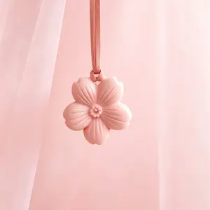 Pink cherry blossom closet freshener,Hanging air freshener,Renter friendly home fragrance,English Pear scent,long-lasting scent ornaments,Luxury Closet Plaster Diffuser,Designer Inspired Scent,Ribbon Hanging,No Stains,Home Decor