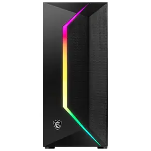 MSI MAG VAMPIRIC 100R PC Case with Tempered Glass Panel and Advanced Cooling System