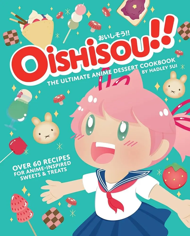 Authentic Anime-Inspired Confectionary Trade Paperback Cookbook - 60+ Themed Desserts, Rare Cheesecake-Candy-Hishi Mochi, Gorgeous Food Photography, Japanese Culture Collectible Gift for Fans