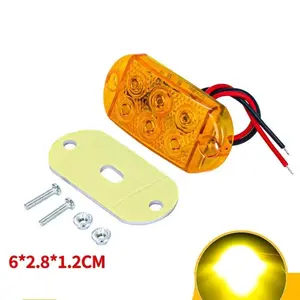 2PCS High-brightness Waterproof Strobe Lights LED Flash Warning Light 12-80V RV Trailer Car Truck Signal Lamp Indicator Light