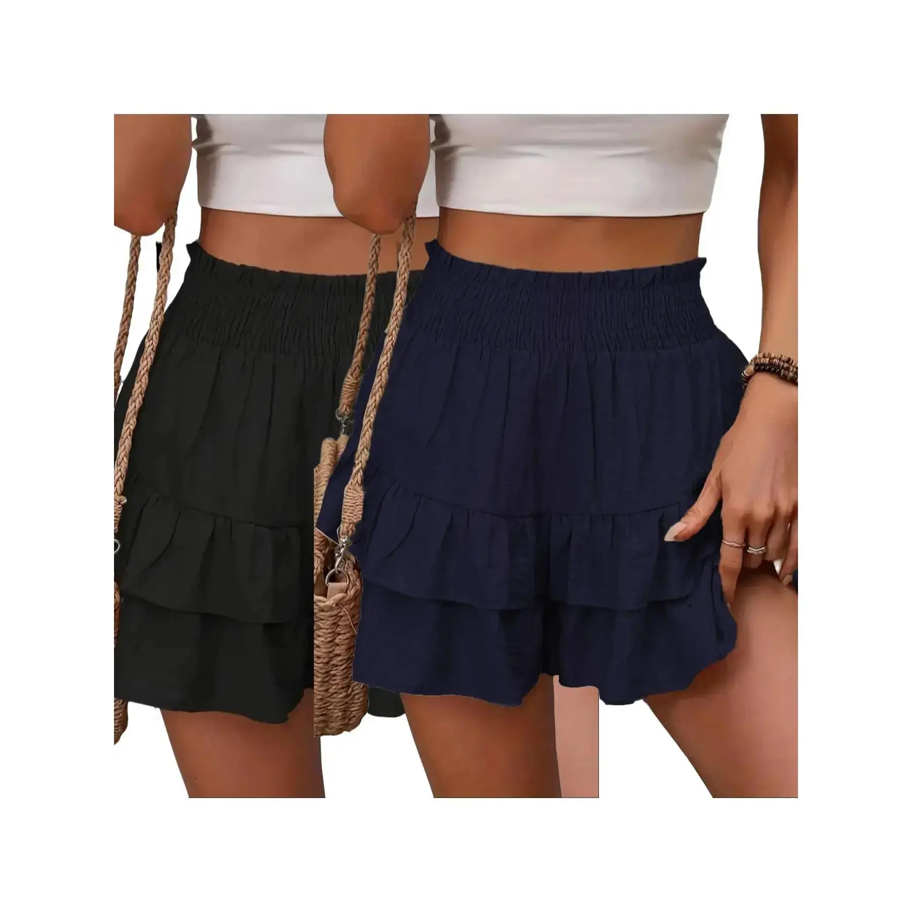 Black*1 pc+Navy Blue*1 pc