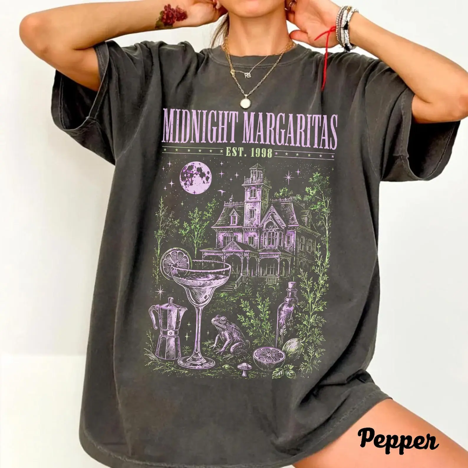 Midnight Margaritas Comfort Color Shirt, Practical Magic T-shirt, Girls Will Be Girls Top, Retro Halloween Movie Sweater, Spooky Season Top, Witchy Outfit