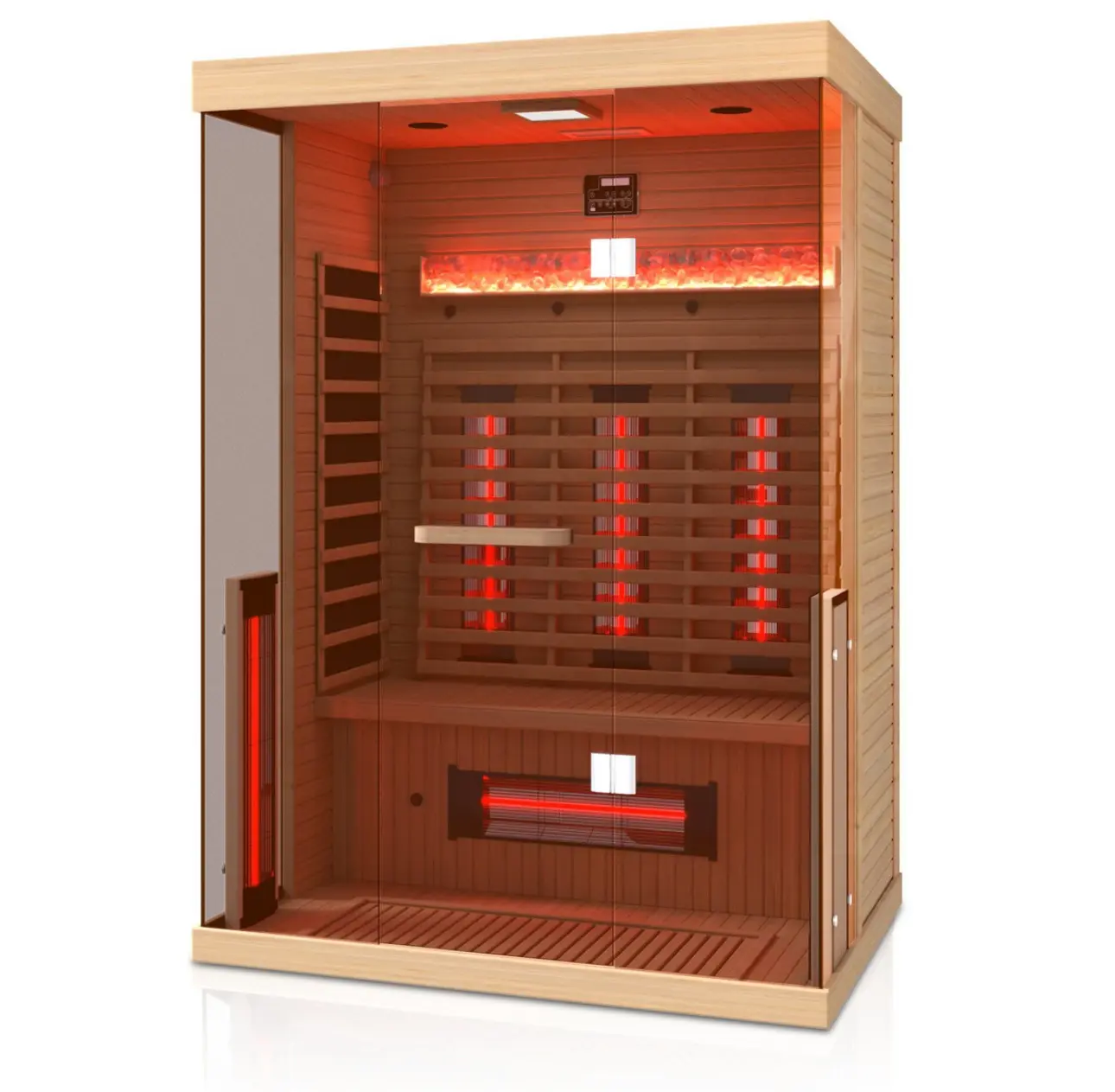 Brand new and original Dynamic Saunas Hemlock Wood Infrared Sauna For Home