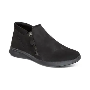 Aetrex Addie Arch Support Boot - Black | Women's Orthotic Boots for Foot Pain Relief & All-Day Comfort