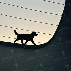 Golden Retriever Easter Egg Decal - Golden Retriever Sticker - Tiny Bumper Sticker - Hidden 4x4 Decal - Dog Gift - Small Dog Window Decal