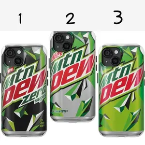 Mountain Dew Phone Case, Designer Protective Cover for iphone 16 pro, Pro Max, Plus, 15, 14, 13, Samsung Galaxy, Google Pixel, Gift for Soda Lovers TZE
