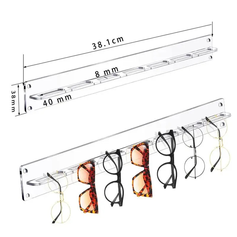 Ali Rue Luv Acrylic Mounted Display Sunglasses Rack
