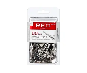 Red hair clips