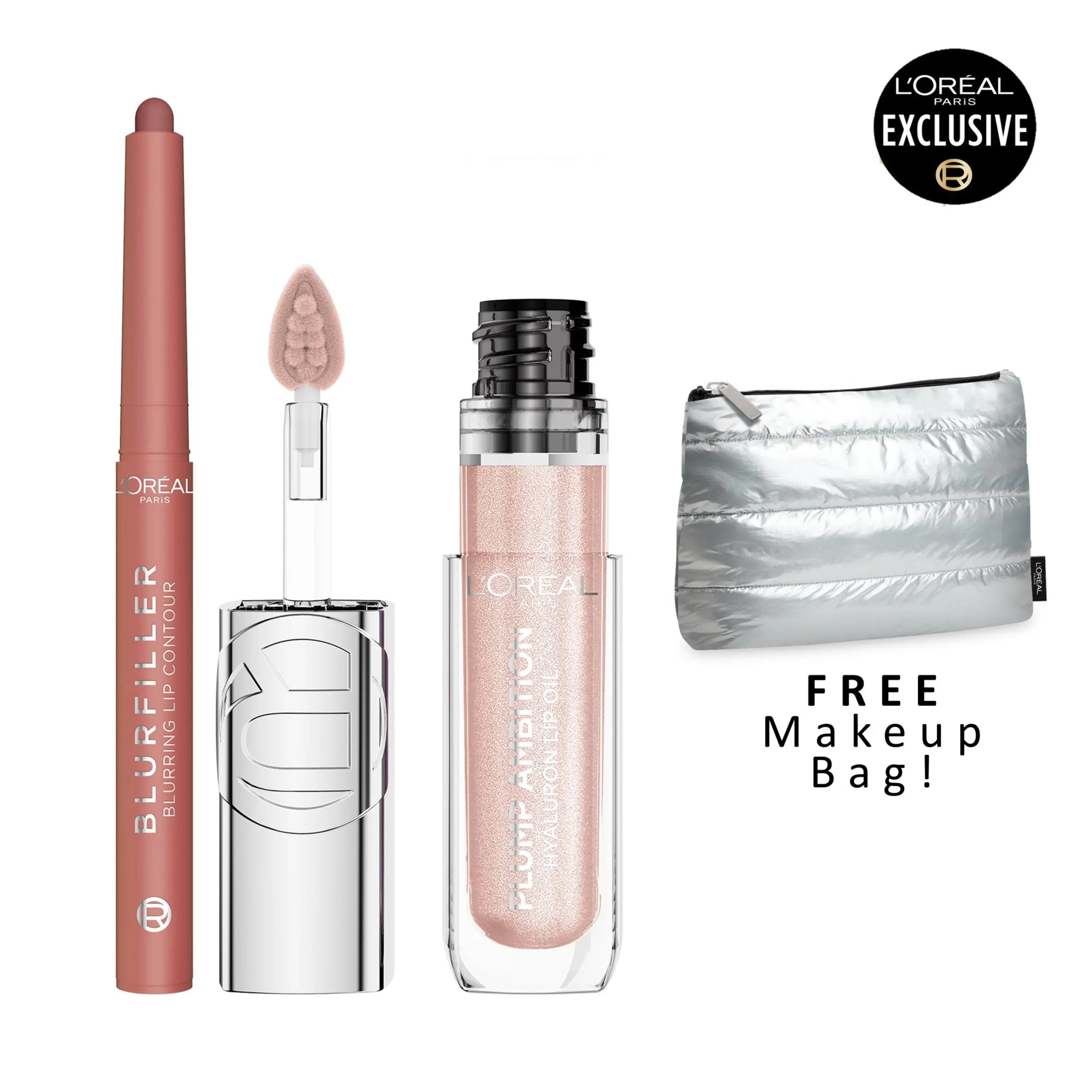 Blurfiller Lip Liner + Infinite Lights Lip Oil Duo