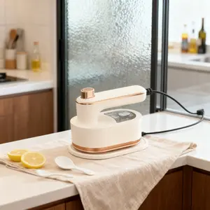 Easy Steam Mini Iron | Travel-Friendly & Lightweight | Dry/Wet Dual Use for Clothes & Business Wear