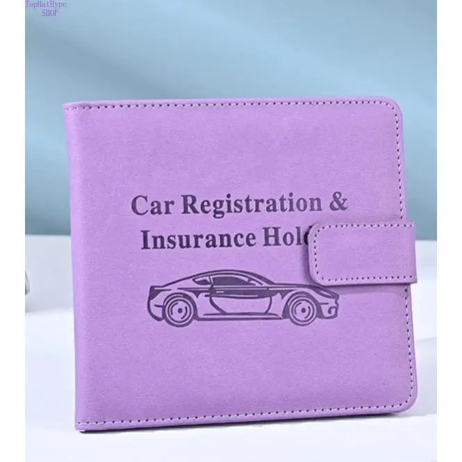 2026 New PU Leather Car Document Holder - Ultra-thin Men's Card Holder, Multi-slot Design, Safety Clasp, Car Accessory, Men's Road Trip Accessories, Brown, Gray