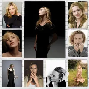 K-Kate W-Winslet Poster Wall art print art suitable for living room bedroom bar parlor home decoration gift  Custom Photo Poster  Personalized Wall Art