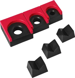 Ratchet Organizer Kit - 3 Pack Set, with Strong Magnets, Ratchet Organizer for Tool Box Drawer, Keep Tools Organized, for Garage, Workshop (Red/Black)