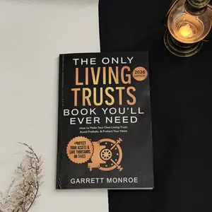 The Only Living Trusts Planner Notebook You'll Ever Need, Estate Planning & Asset Protection Organizer Notebook, Legal Workbook with Guides & Blank Forms, Premium Personal Record Keeping Journal for Adults and Elders