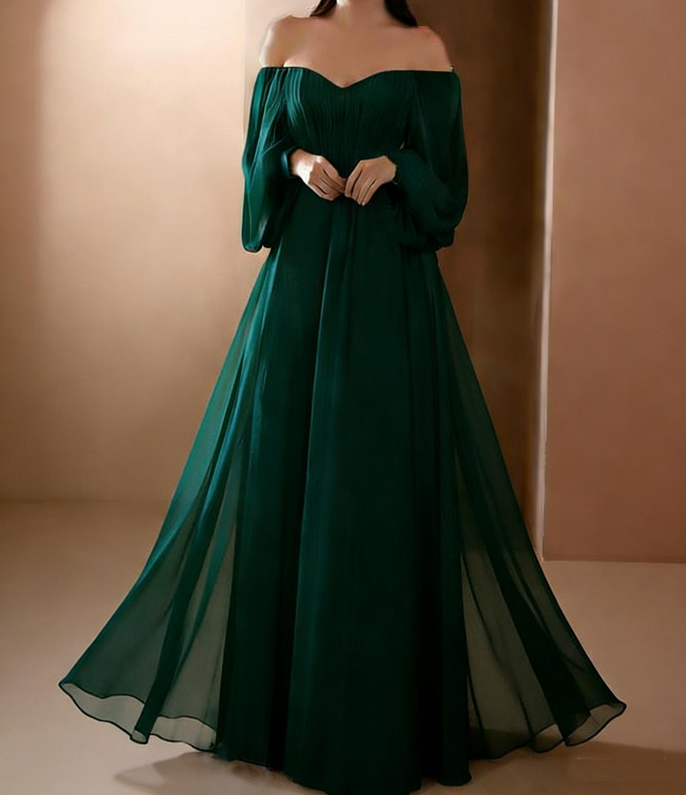 Elegant Off Shoulder Bodycon Long Dress