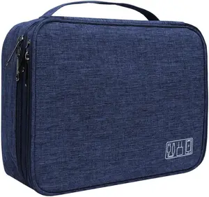 Electronics Organizer Travel Cable Organizer Bag Waterproof Accessories Case