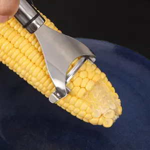 Corn Peeler, Corn Cob Stripper Tool, 304 Stainless Steel Corn Cob Remover, Quickly Remove Corn Kernels from Corn Cobs, Kichen Gadget