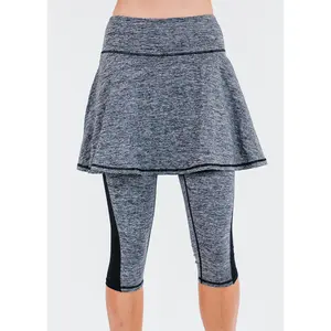 Flowy Lycra® Sport Skirt With Attached 17" Leggings sport skirt