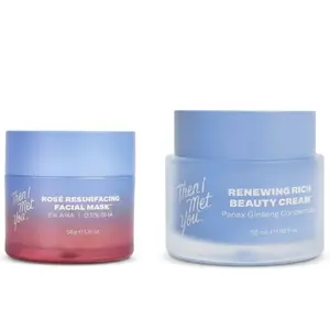 Then I Met You The Renewing Duo Facial Mask and Face Moisturizer Skincare Set for Hydrated Glowing Skin