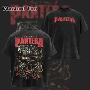 ReTro Pantera Band Washed T-Shirt , Pantera T-Shirt. Music Graphic Tee, Washed Oversized T-Shirt , Rock Band Shirt, Retro Music Tee, Rock Music Lover Shirt, Vintage Band Shirts , Top Men's and Women's Clothing