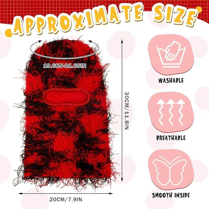 JointlyCreating Distressed Windproof Balaclava Ski Mask for Men and Women - Knitted Full Face Mask Cold Weather Head Cover Winter Breathable Elastic JointlyCreating Distressed Windproof Balaclava Ski Mask for Men and Women - Knitted Full Face Mask Cold Weather Head Cover Winter Breathable Elastic