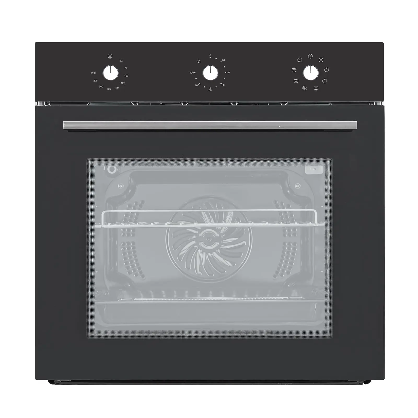 GARVEE 24 Inch 70L Single Wall Oven with 5 Modes, Mechanical Knobs