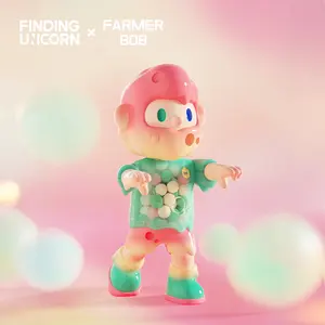 [FINDING UNICORN] FARMER BOB VANTA ZOMBIE BOB 400% GUAVA Collection Figurine Toys for Modern Home Decor, Collectible Art Toy Cute Figures Desktop Ornament Collectible Toys Birthday Gifts